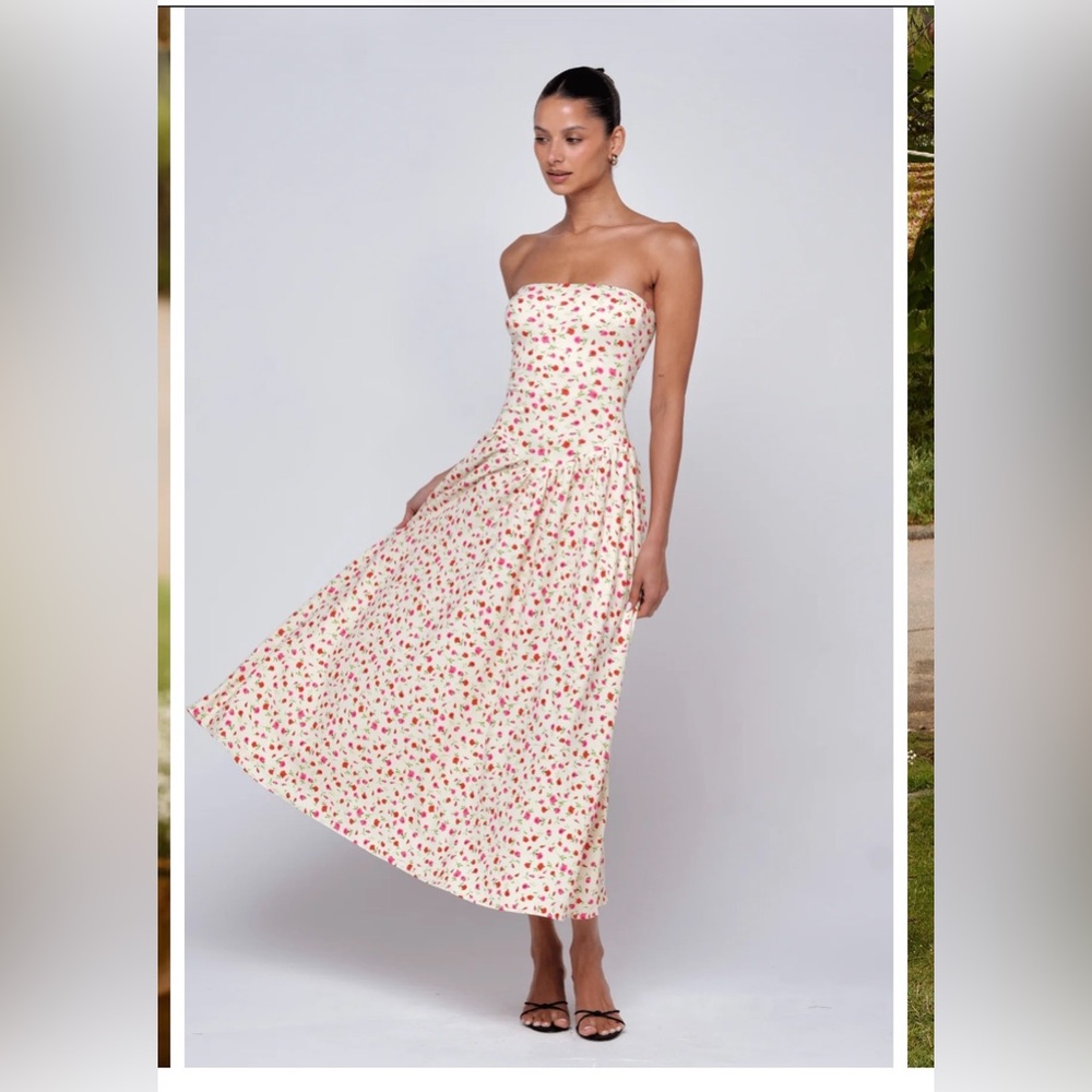 MACKENZIE DRESS IN BUTTERCREAM, size small